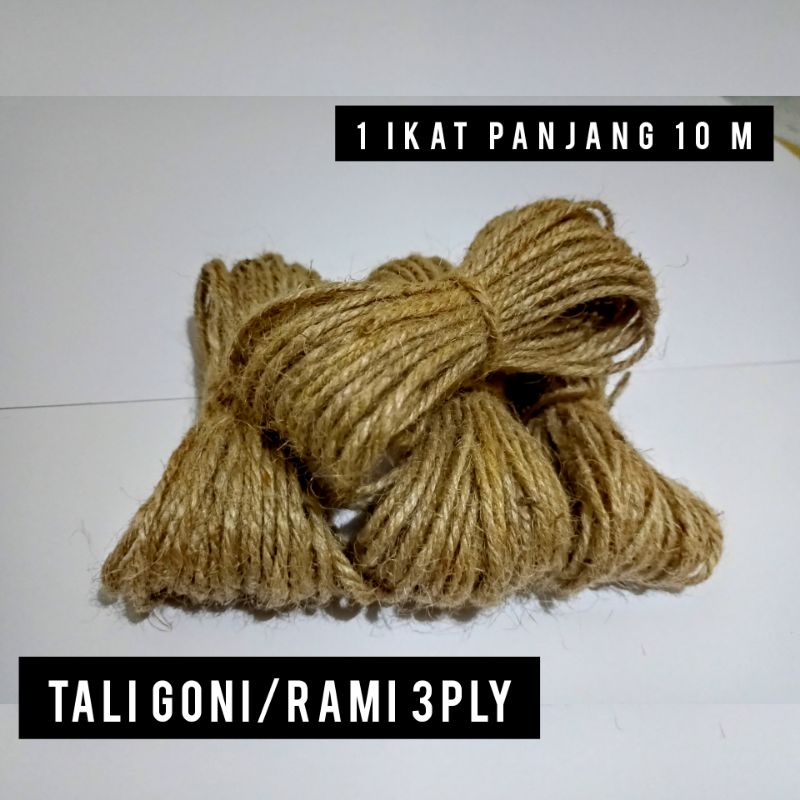 

Tali Rami /Goni ukuran 3 PLY Panjang(-/+ 10 METER)
