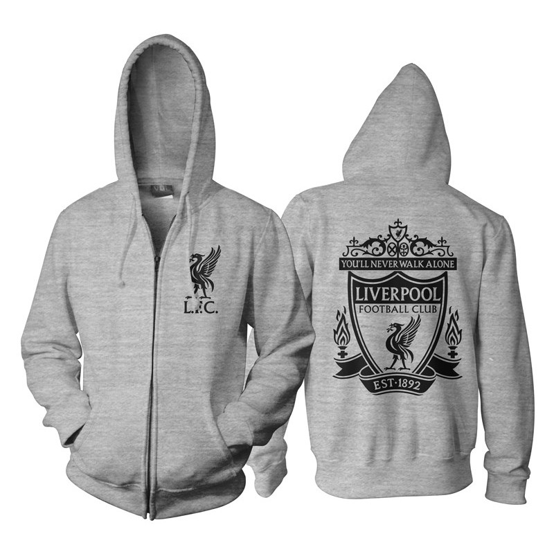 Jaket LIVERPOOL Logo HOODIE ZIPPER
