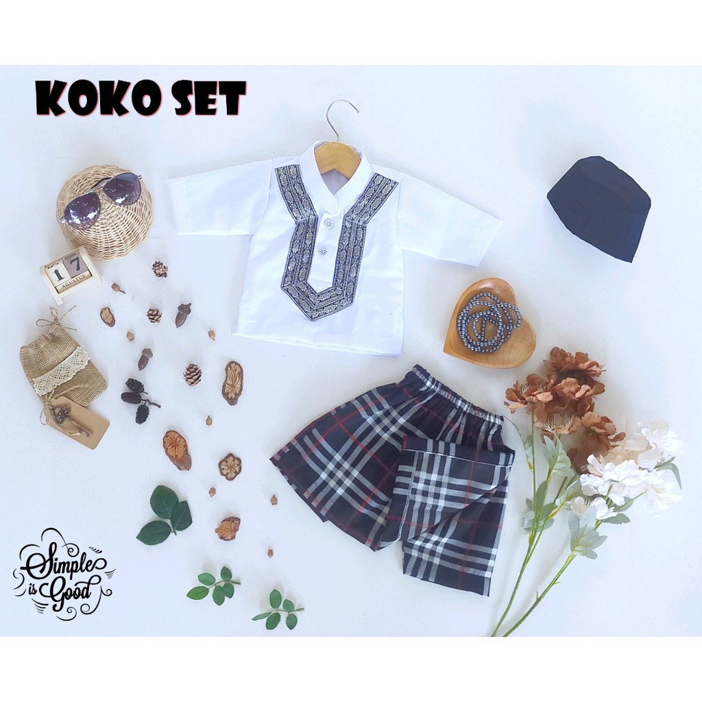 KOKO SET ANAK/ KOKO ANAK LAKI-LAKI/ BAJU PHOTOSHOOT ANAK / BAJU ANAK LAKI-LAKI NEWBORN (BAYI)