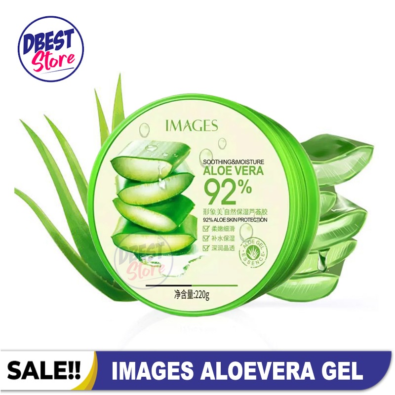 DBEST - [ BISA COD ] IMAGES Aloe Vera Soothing Gel 92% Original Korea / Republic Aloe Vera Gel