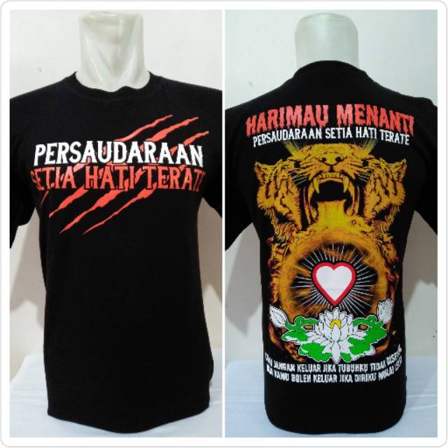 Kaos SETIA HATI TERATE  sablon distro premium