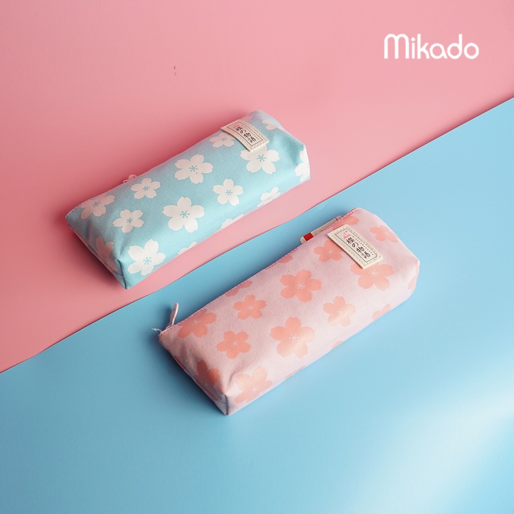 

Pencil Case / Tempat Pensil Languo - Tempat Pensil Canvas Motif Flower