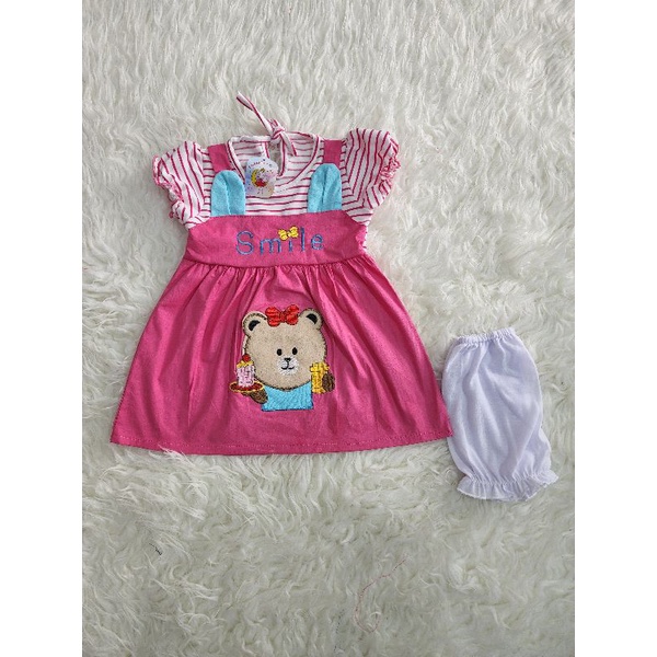 baju bayi perempuan dress baby girl jbs9