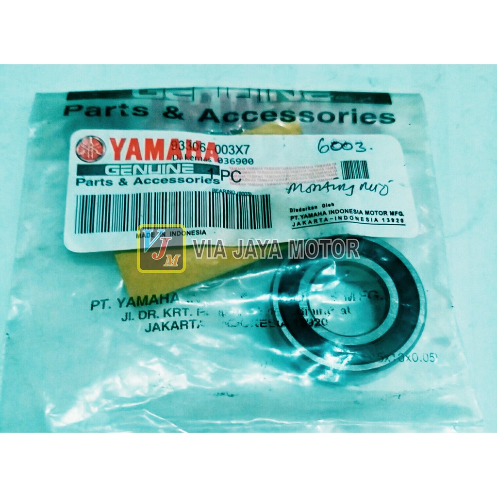 VJM LAHER LAGER LAKER BEARING BERING 6003 STUT RUMAH KOPLING HONDA VERZA CRF NEW MEGAPRO NEW