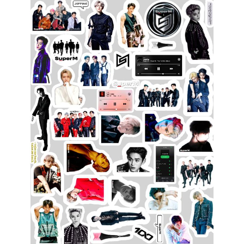 

NEW! STICKER SUPERM AESTHETIC(40PCS)+SUDAH DIGUNTING