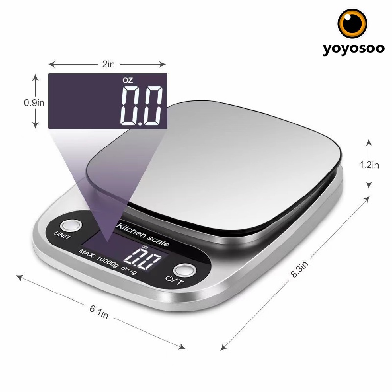 Timbangan Digital 10kg Premium Kitchen Scale High Quality - YOYOSOO