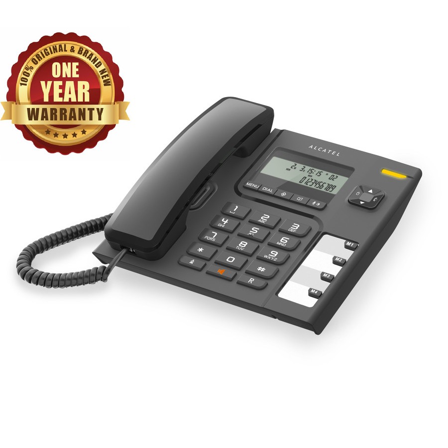 Alcatel T56 Single Line Telephone / Telepon Rumah / Telepon Kantor GARANSI 1 TAHUN
