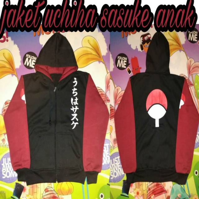 Jaket anak uchiha sasuke