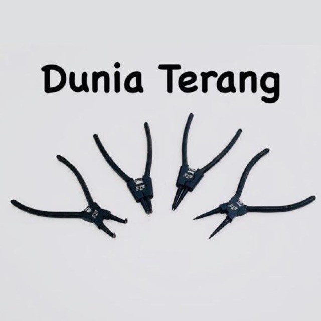 Tang Ring Per ATS ste bte sti bti Circlip Pliers Snapring Lurus Bengkok Buka Tutup - Snap Ring Veer