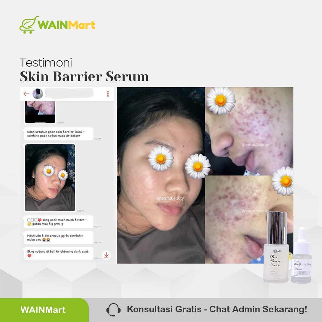 Teratu Beauty Skin Barrier Serum 30 ml Cerahkan Kulit Samarkan Dark Spot