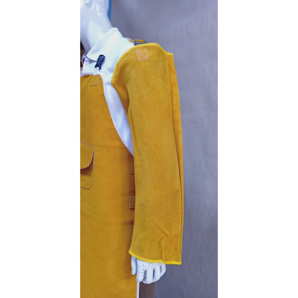 LEATHER SLEEVE YELLOW Arm Lengan Kulit Kuning/arm lengan yutaka Tan murah