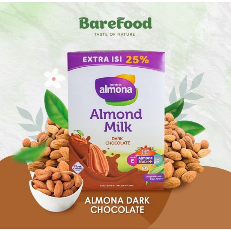 Almona Almond Milk Powder 175gr/Susu ASI Booster Dengan Ekstrak Daun Katuk