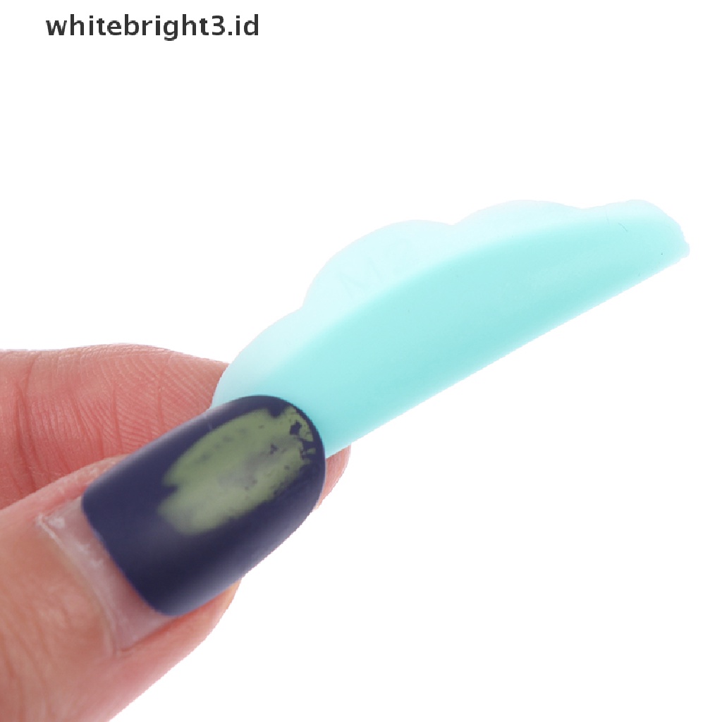 (whitebright3.id) 5 Pasang / Set Pad Silikon Pelentik Bulu Mata Untuk Makeup / Kosmetik Wanita
