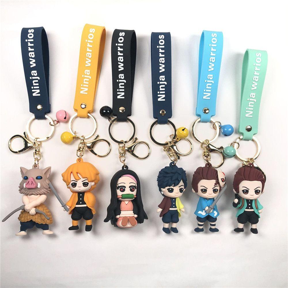 Solighter Keyring Gantungan Kunci Inosuke Zenitsu Agatsuma Nezuko Tanjirou no Yaiba