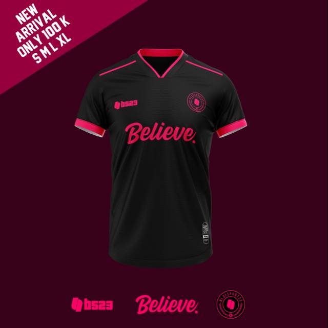 jersey black and pink