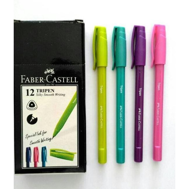 

Pulpen Bolpen Bolpoint Faber Castell Tripen 0.7 TERUJI