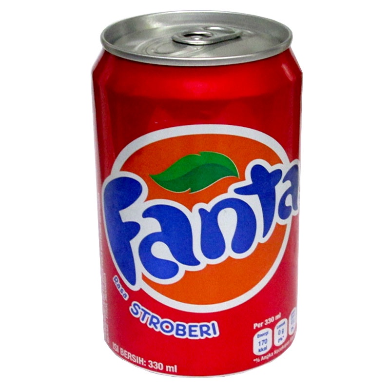 Fanta Minuman Strawberry Kaleng 330Ml