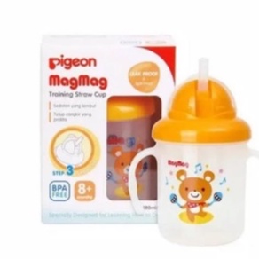 

Pigeon MagMag Step 3 Training Straw Cup Bayi 8+ Bulan 180ml