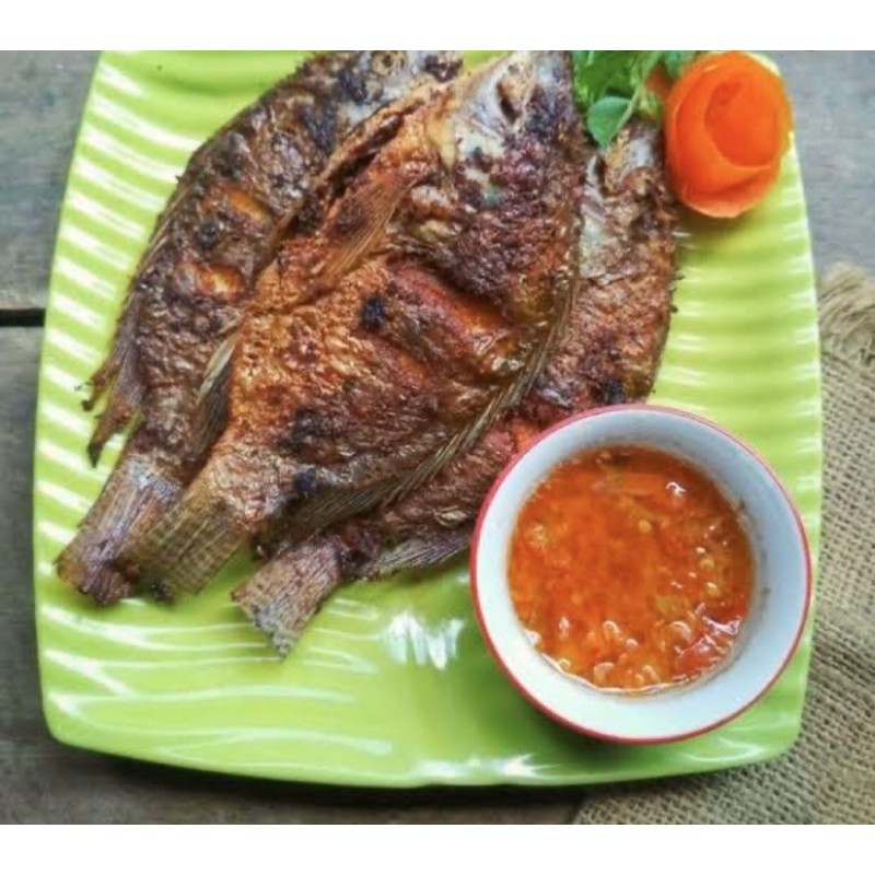 

nila goreng nila bakar sambal lamongan