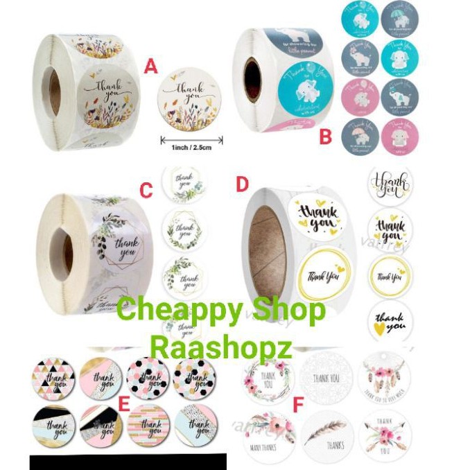 

Stiker Thank You Sticker Terima Kasih Stiker Happy Birthday Stiker Toples Kue Box Hamper Gift Parcel