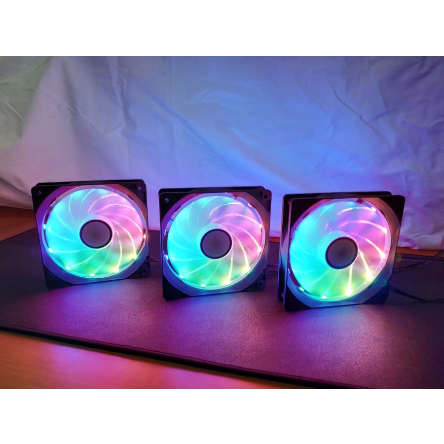 FAN CASE INFINITY LED RAINBOW DASH 12cm