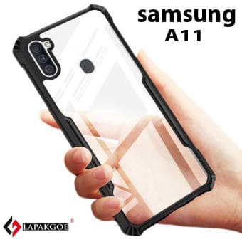 Case Samsung A11 M11 Anti-fall Airbag Case Shockproof Transparan Casing