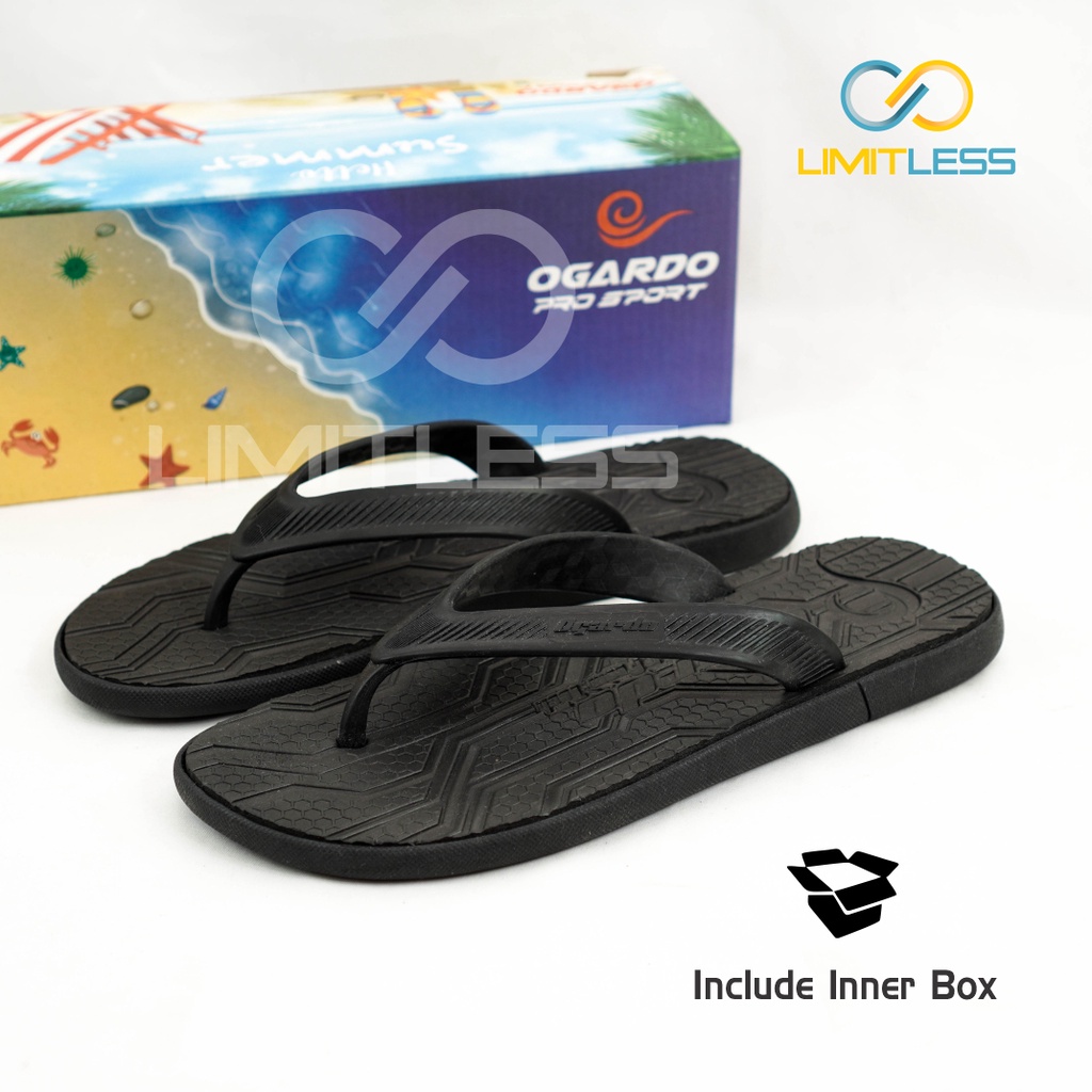 Zero Limitless - Ogardo Sandal Pria Sandal Jepit Extralight Phylon Simpel - Size 39-44