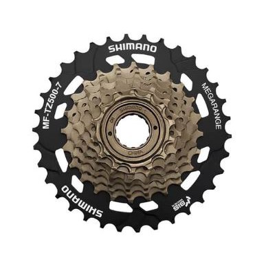 Sprocket drat ulir 7 speed Shimano Original Megarange 34T
