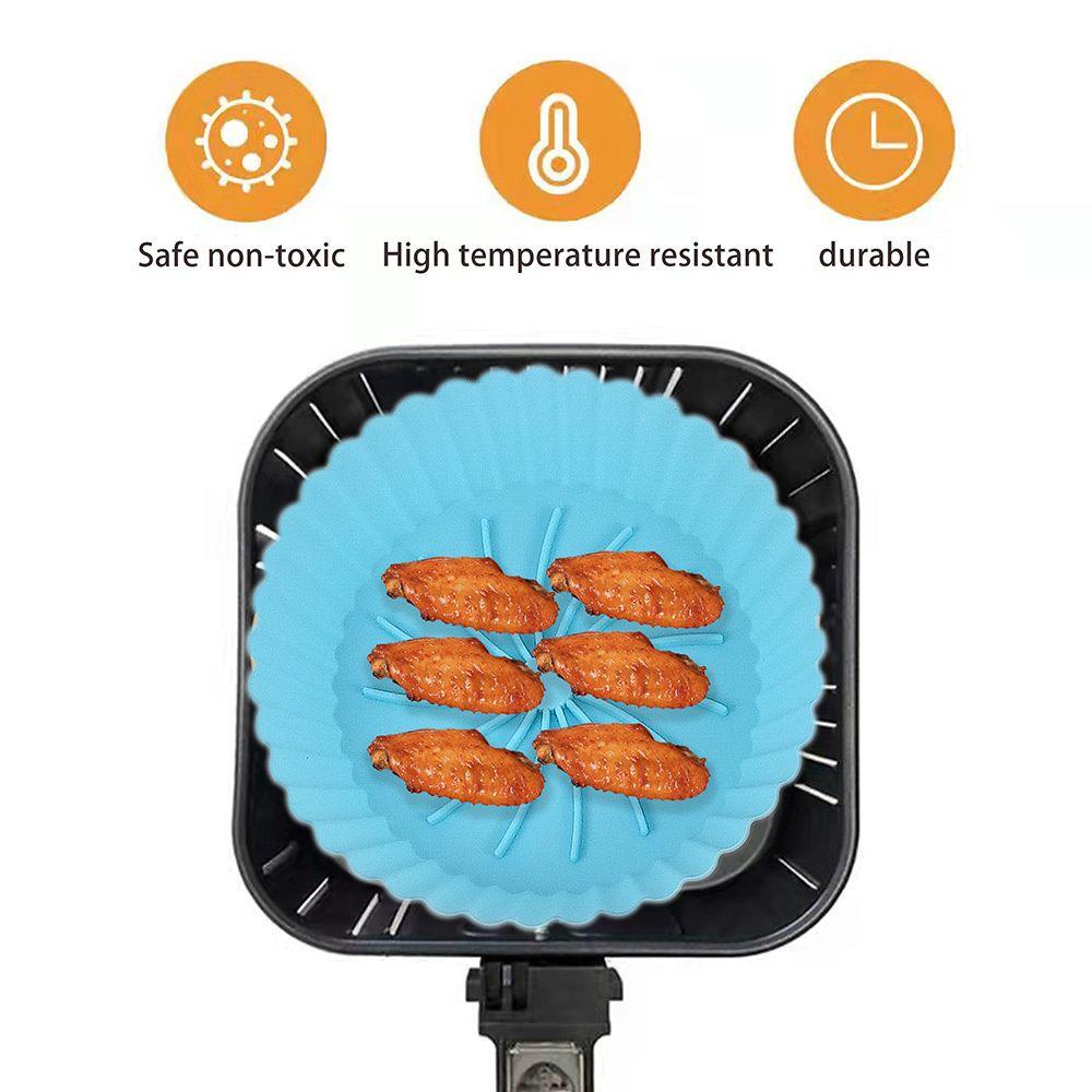 Solighter Panci Silikon Reusable Tray Liners Untuk Air Fryer