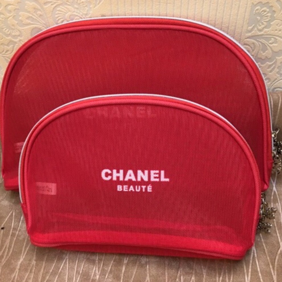 Pouch kosmetik Chanel RED