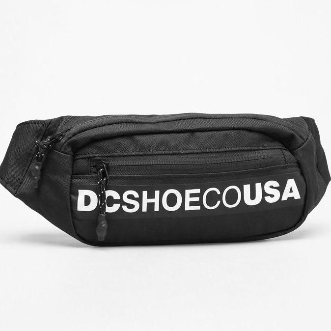 TAS DC SHOES ZACHERS WAISTBAG FANNY PACK BLACK ORIGINAL FDHGF4654