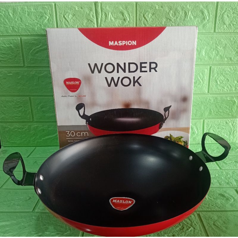 Wajan Penggorengan Teflon Wonder wok