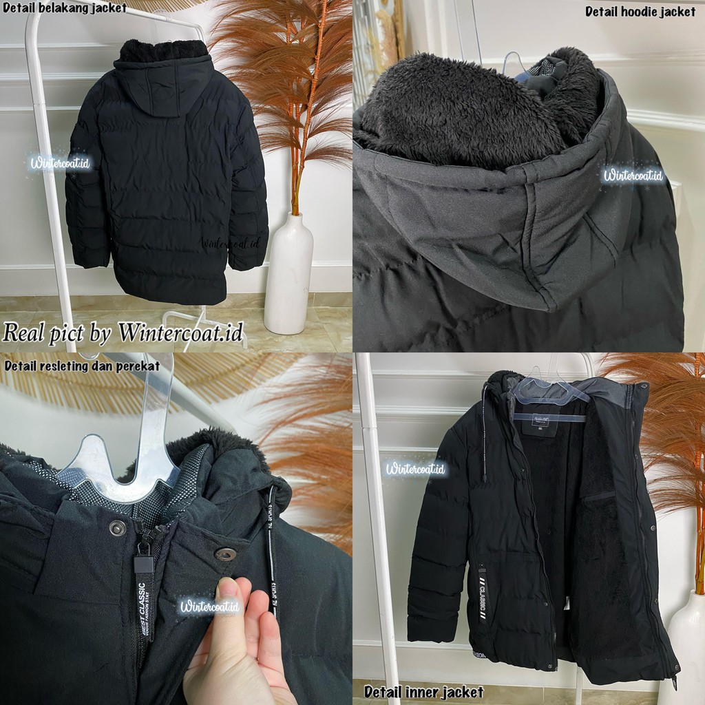 Winter coat men jaket gunung pria import hangat Jerome big size jumbo cowok jacket mantel hiking