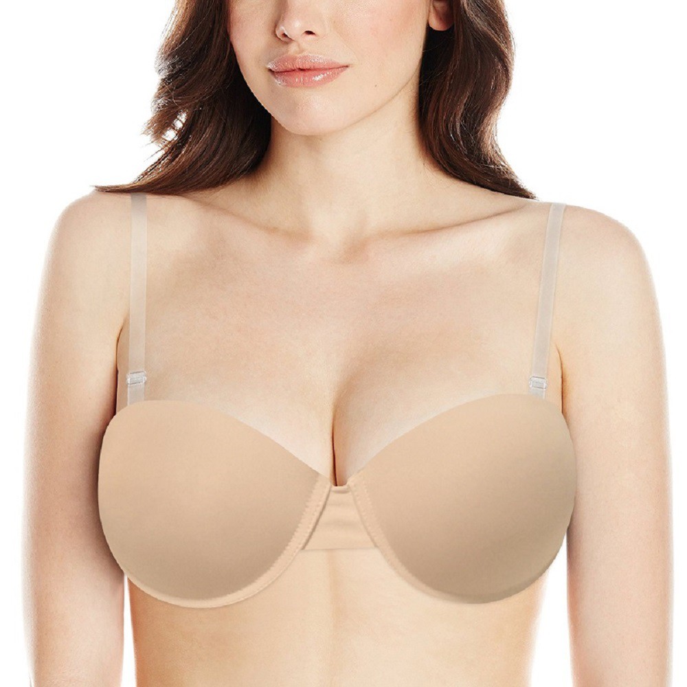 strapless transparent bra