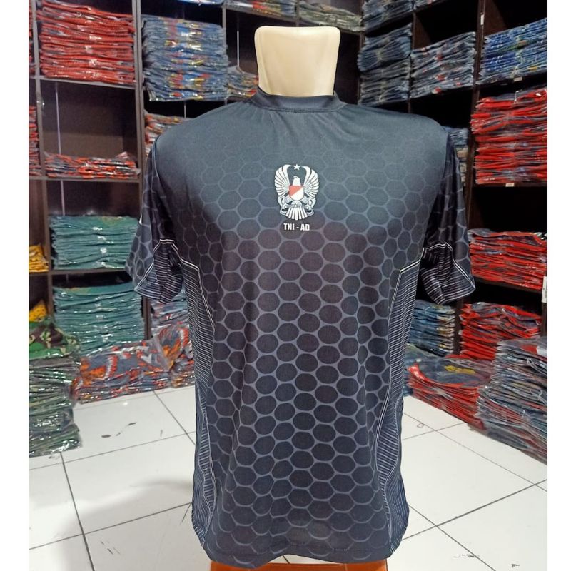 KAOS JERSEY OLAGHRAGA PRIA TNI AD / KAOS TRAINING TNI AD