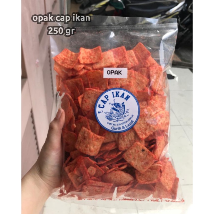 

OPAK PEDAS 250 GRAM CAP IKAN OPAK UBI OPAK SPICY SNACKY MEDAN