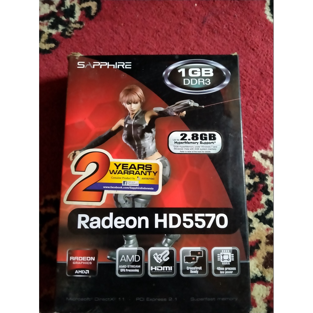 HD 5570 1GB DDR3 128BIT