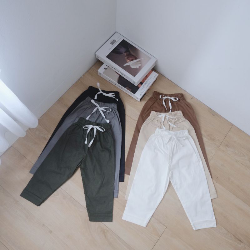 BAGGY CHINOS PANTS - Promo 10.10 Celana kain nyaman Anak Cewek Cowok Street Pants Street Laki Perempuan Lucu Murah 1-4 Tahun