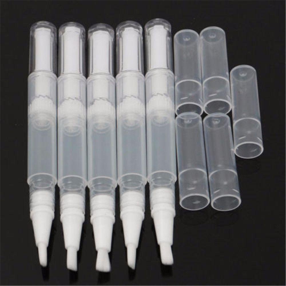 Suyo 2/5pcs Botol Isi Ulang Kosong Rotatable Nail Brush Liquid Foundation Bottle