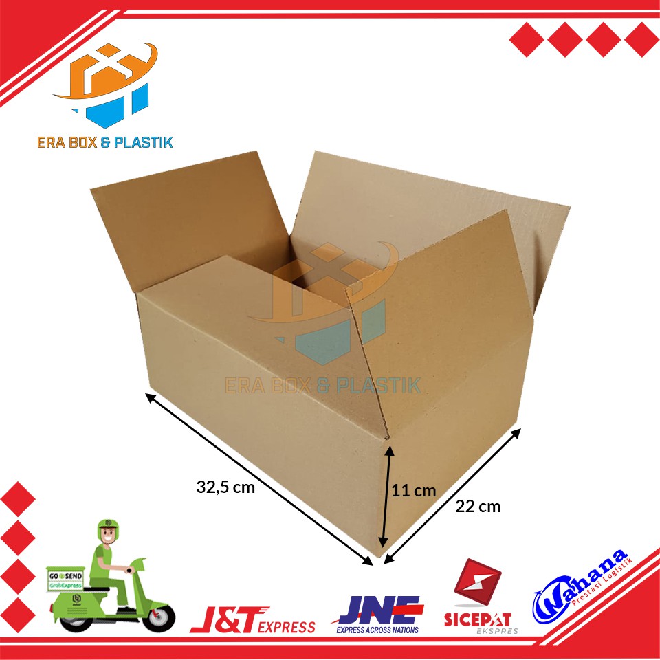 Kardus 32,5x22x11 cm | Box | Karton Packaging | Promo Dus Murah