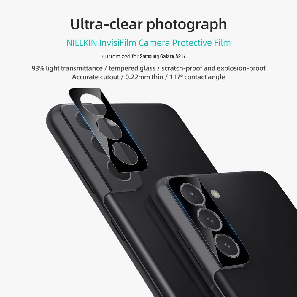 Tempered Glass Kamera SAMSUNG Galaxy S21 Plus Nillkin InvisiFilm Ori