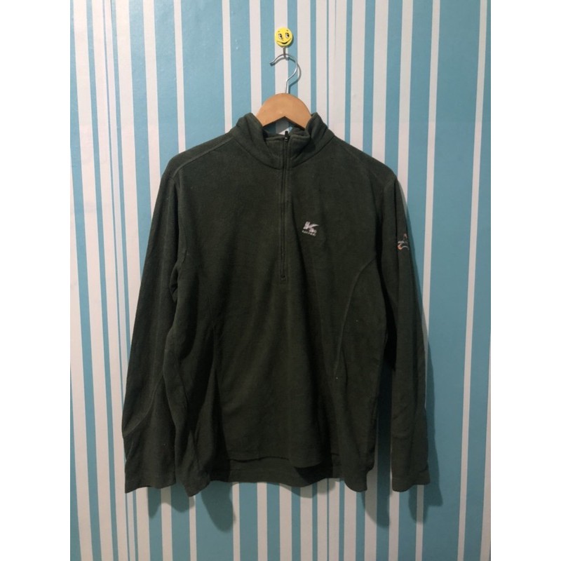 Baselayer Outdoor Kolping Olahraga Hiking Camping Baju Outdoor Gunung Thrift Preloved Half Zip