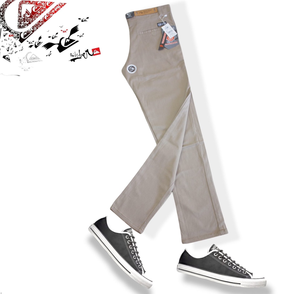 Celana Chino Panjang Pria Quicksilver Full Acc