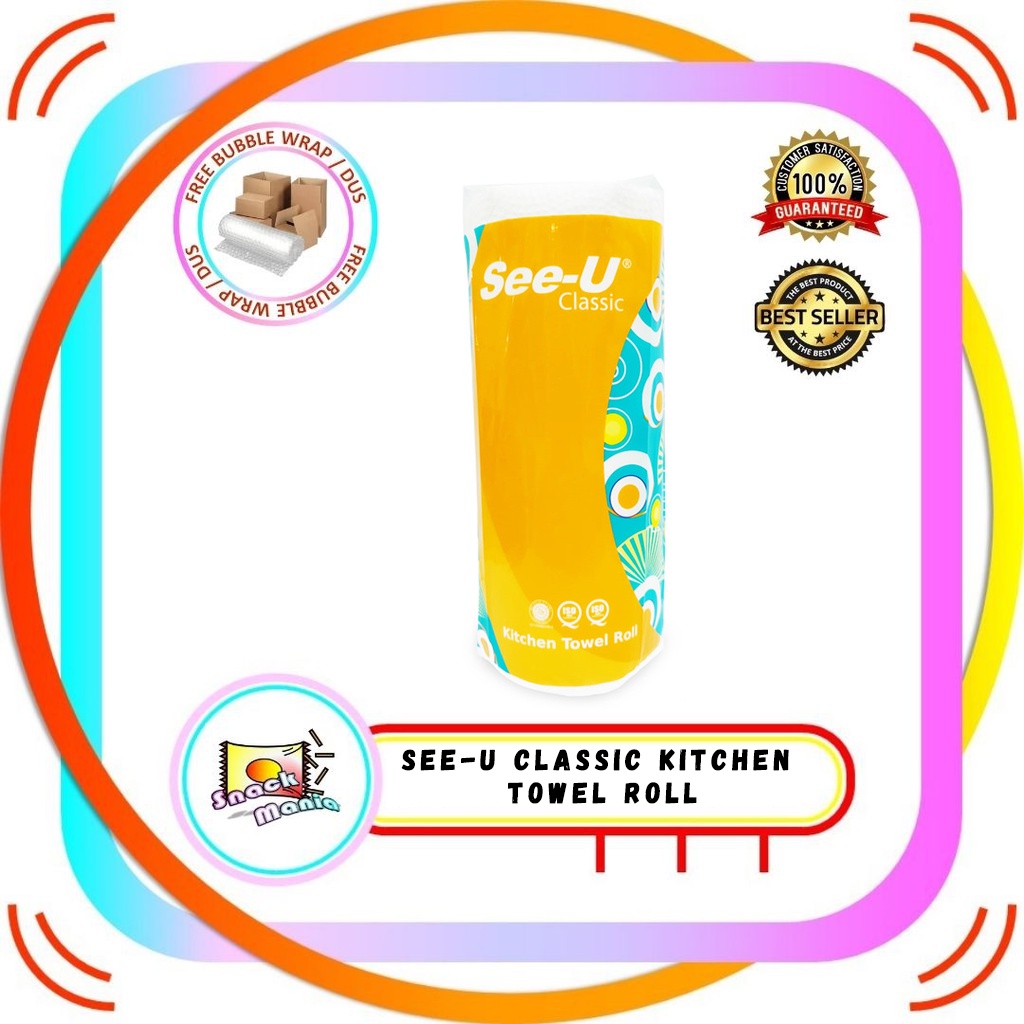 See-U See U Tissue Classic Kitchen Towel Roll Tisu Rol Dapur