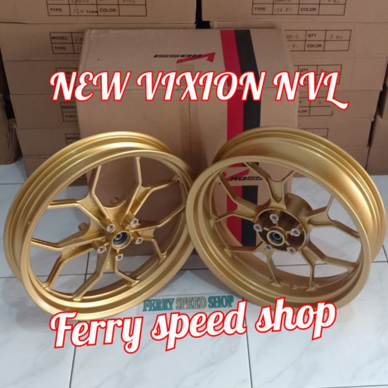 Pelek Racing V Rossi Vixion New Nvl / Velg Racing V Rossi Rattle Vixion New Nvl / Pelek V Rossi Doub