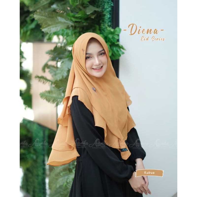 Khimar Diena by Azamka (Ready siap kirim/bisa COD)