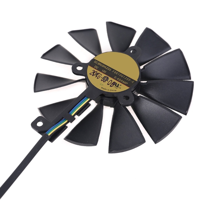 Bt 1PC/2PCS 87MM T129215Sh DC12V 0.3A 4PIN Graphics Fan GPU Kipas Pendingin Untuk ROG Rtx2060 2070 RTX2080