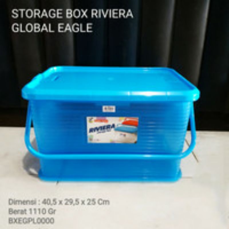 (COD/FREE ONGKIR) Box storage kotak penyimpanan eagle riviera asli original kue serbaguna