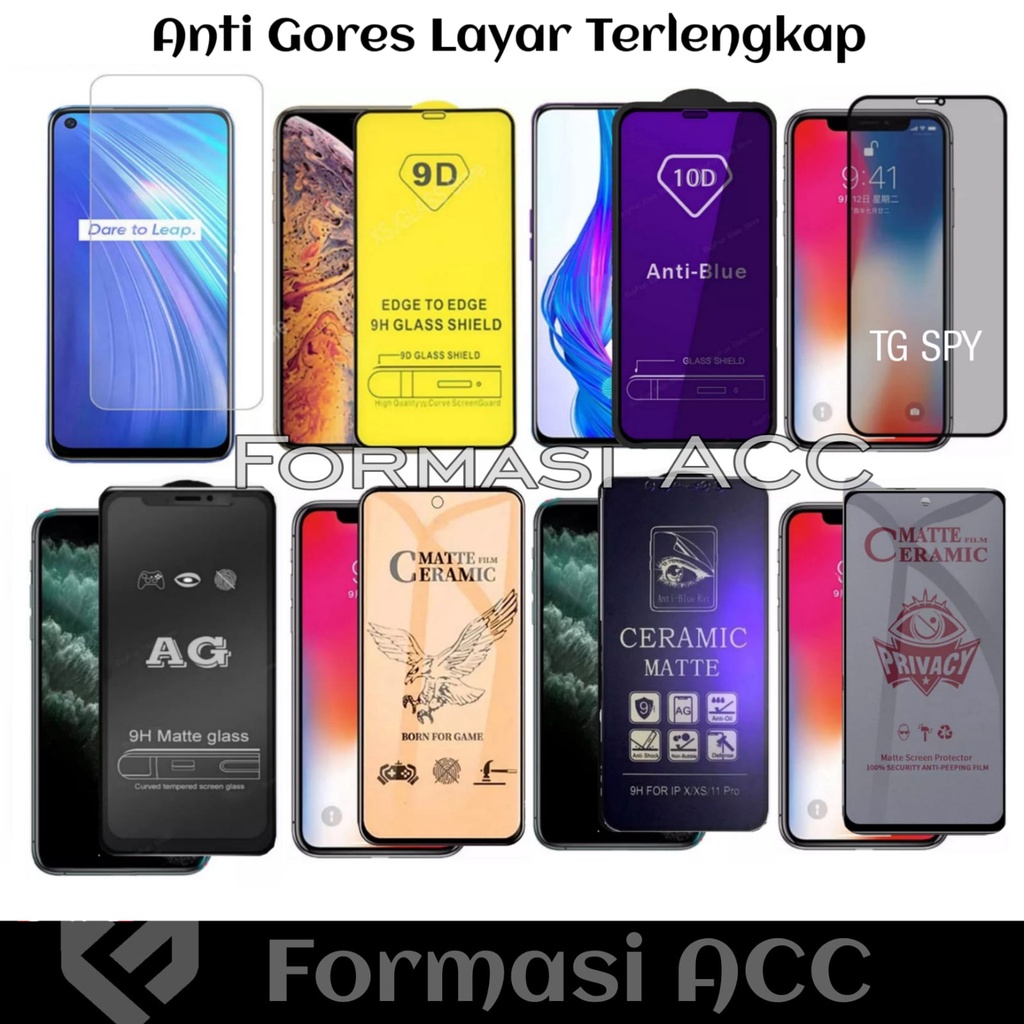 [ANTI GORES LAYAR] For Xiaomi Redmi 10 5G Tempered Glass Privasi / Anti SPY / Anti Radiasi / Anti Glare / Ceramic Matte / Ceramic Blue light / Ceramic Privasi / Tempered Glass bening / Pelindung Layar Handphone For Redmi 10 5G