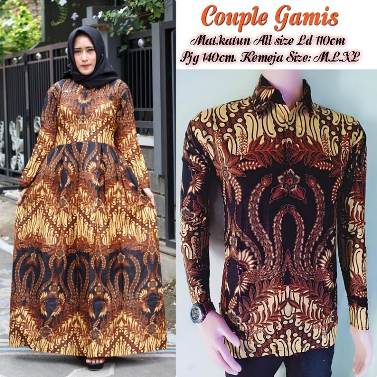 GROSIR BATIK COUPLE GAMIS